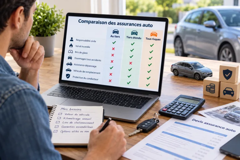 comparateur de garanties d'assurance auto